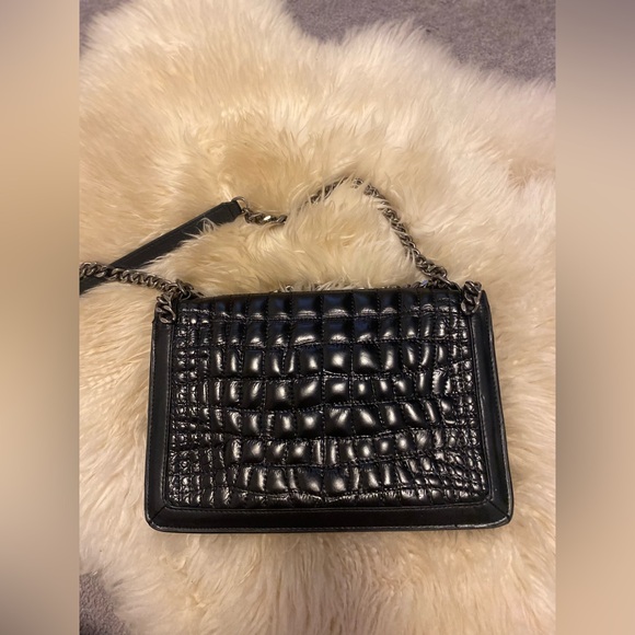 Zara Croc Crossbody With Embossed Chain Boy - Picture 6 of 9